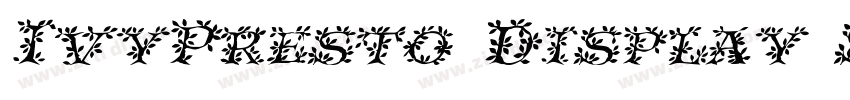 IvyPresto Display Se字体转换